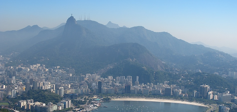 Corcovado seen from Pão de Açúcar, BRAZIL
