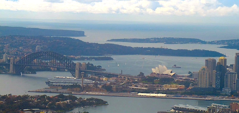 Sydney seen from the sky, AUSTRALIA